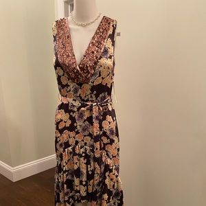 Gryphon silk maxi dress